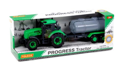 Polesie Traktor tartálykocsival, 39 cm, 16152