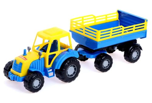 Polesie Farmtraktor pótkocsival, 43 cm, 16155