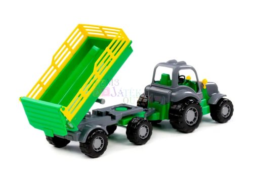 Polesie Farmtraktor pótkocsival, 41 cm, 16159