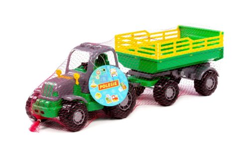 Polesie Farmtraktor pótkocsival, 41 cm, 16159