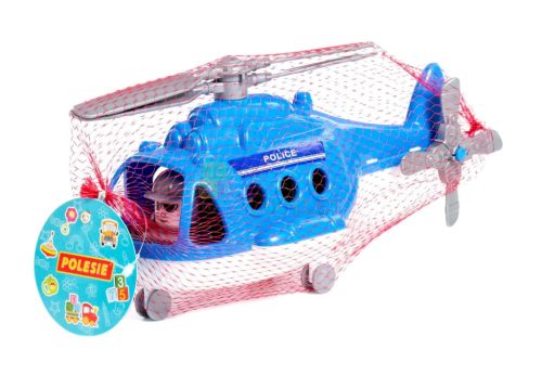 Polesie Alpha Rendőrségi helikopter hálóban, 29 cm, 16163