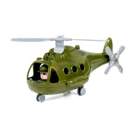 Polesie Alpha Katonai helikopter hálóban, 29 cm, 16168