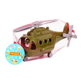 Polesie Alpha Katonai helikopter hálóban, 29 cm, 16168