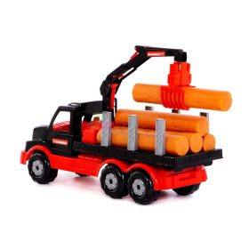   Polesie Fákat szállító Mammoet autó hálóban, 47 cm, 16200