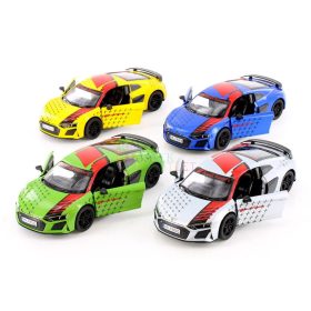   Kinsmart fém autó modell, Audi R8 livery edition coupe, 17130