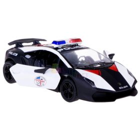   Kinsmart fém autó modell, Lamborghini Sesto Elemento Police, 17131