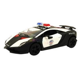   Kinsmart fém autó modell, Lamborghini Sesto Elemento Police, 17131