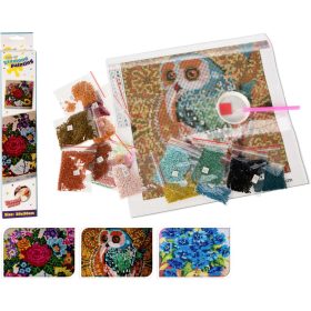 Gyémánt képkészítő játékszett, 30 x 30 cm, 19204