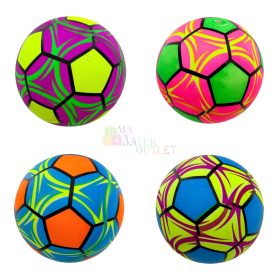 Foci mintás, színes gumilabda, 14 cm, 31307