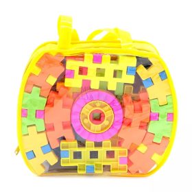 Építő kockák táskában - 58 db - 45134