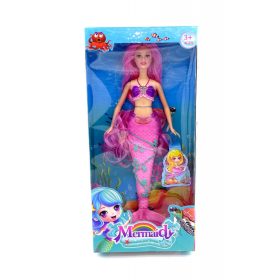 Világító sellő baba dobozban - 45467