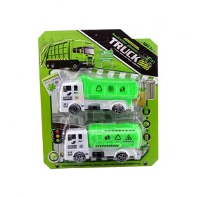 Kukásautó játékszett lapon, 2 darabos, 45496