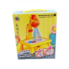 Projektor asztal zsiráf csomag dobozban, elemes, 45650