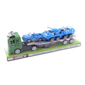 Kamion platformon - katonai járműszállító szett - 45932