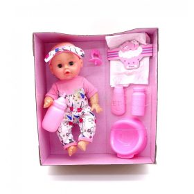 Baba + kiegészítők csomag dobozban - elemes - 46760