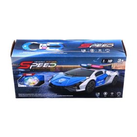 Rendőrautó dobozban, elemes, 47886