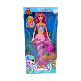 Világító sellő baba dobozban - 47914