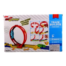 Kilövős autópálya játékszett dobozban, 48101