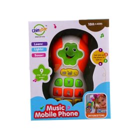 Bébi mobiltelefon dobozban, elemes, 48136