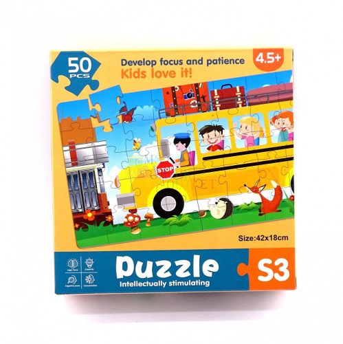 50 darabos puzzle csomag - Járműves - 48580