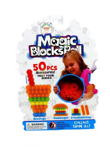 Építőjáték - Magic Blocks Ball - 50 db-os csomag - 48637