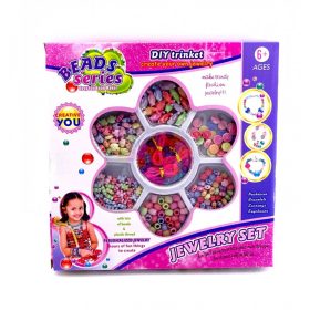 Gyöngyfűző szett dobozban - 48858