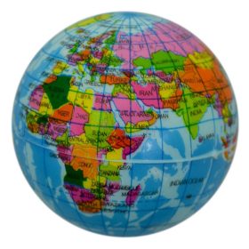 Labda, földgömbös, 6,3 cm - 71003