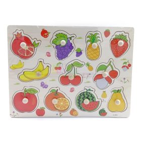 Fa puzzle - bedugós, gyümölcsök- 72214