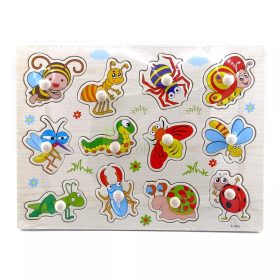 Fa puzzle - bedugós - rovarok - 72235