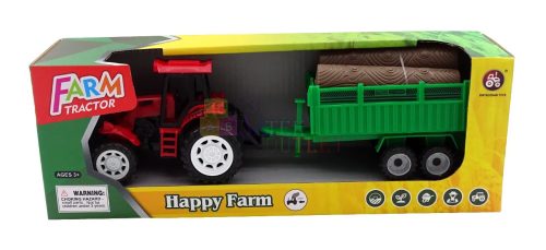 Traktor pótkocsival - dobozban - 82011