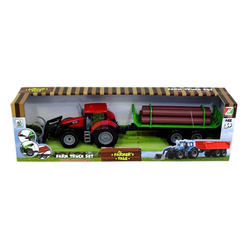 Traktor pótkocsival - dobozban - 82117