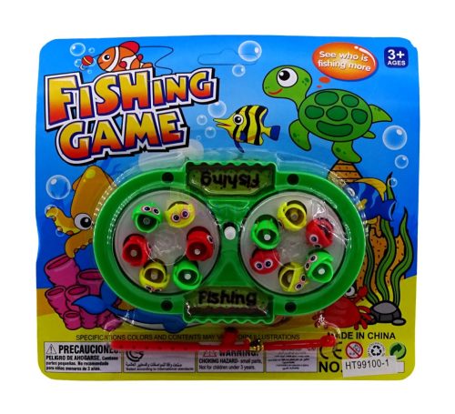 Horgász játékszett lapon, mágneses, 82825