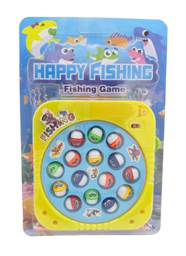 Horgász játékszett lapon, elemes, 82875