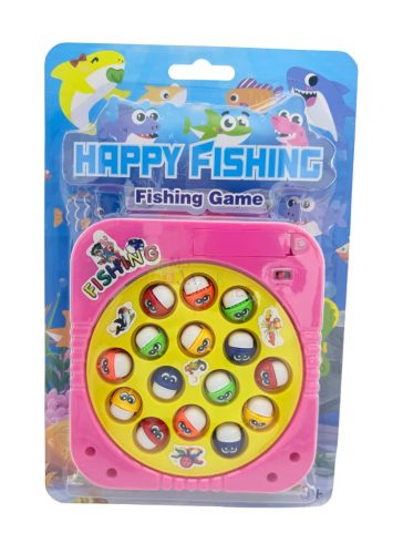 Horgász játékszett lapon, elemes, 82875