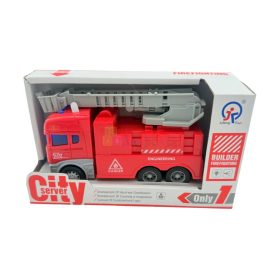 Tűzoltóautó dobozban, elemes, 82911