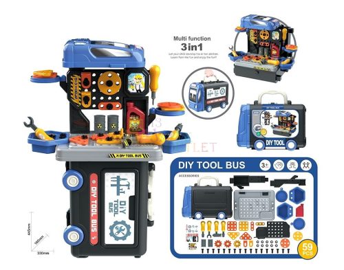 3 az 1-ben szerszámos busz szett - 90027
