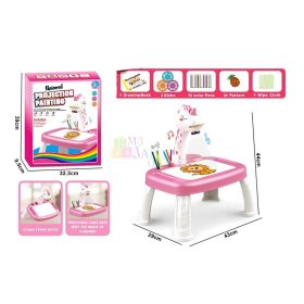 Állatos projektor asztal dobozban -  elemes - 90124