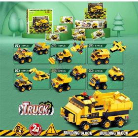 Építőjáték dobozban - munkagépek - 90151