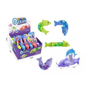 Nyújtható delfin displayben - elemes - 90192