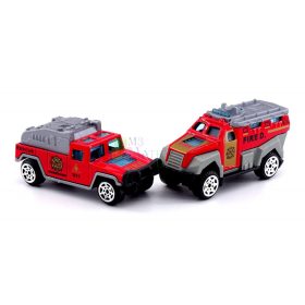 Fém tűzoltóautó dobozban - 90230