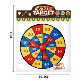   Célba dobós - tapadós darts játékszett zacskóban - 90486