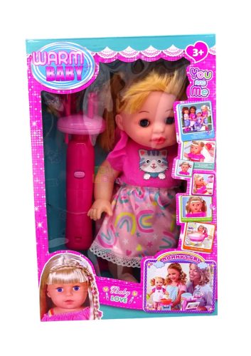 Elemes baba játékszett dobozban - 90648