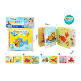 Szivacsos babakönyv zacskóban - 90671